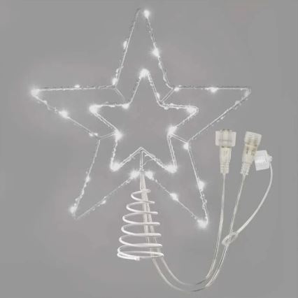 LED Āra Ziemassvētku rotājums 30xLED/4W/30V IP44 vēsi balts