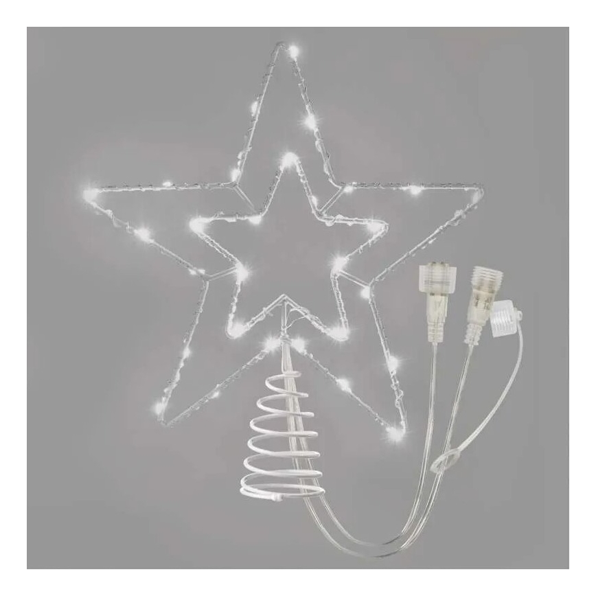 LED Āra Ziemassvētku rotājums 30xLED/4W/30V IP44 vēsi balts