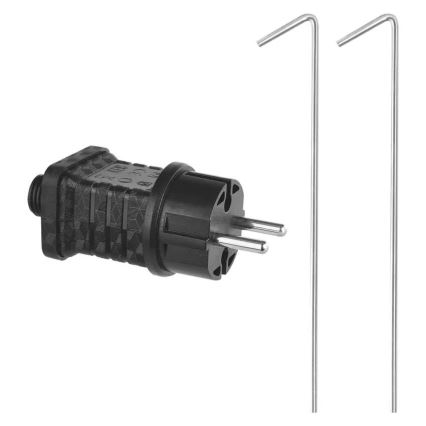 LED āra Ziemassvētku rotājums 600xLED/3,8W/230V 120 cm siltā balta IP44