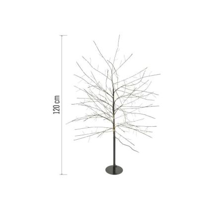 LED āra Ziemassvētku rotājums 600xLED/3,8W/230V 120 cm siltā balta IP44