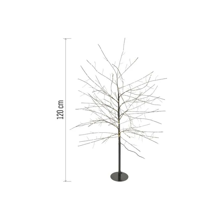 LED āra Ziemassvētku rotājums 600xLED/3,8W/230V 120 cm siltā balta IP44