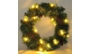LED Āra Ziemassvētku vainags 15xLED/3xAA IP44