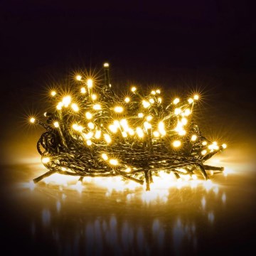 LED āra Ziemassvētku virtene 1000xLED 105m silti balta IP44