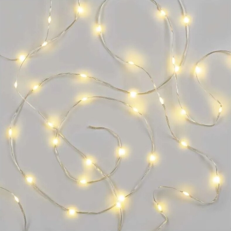 LED āra ziemassvētku virtene 120xLED/17m IP44 silti balta