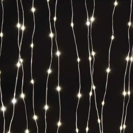 LED āra Ziemassvētku virtene 240xLED/8 funkcijas 6,7 m IP44 silti balta
