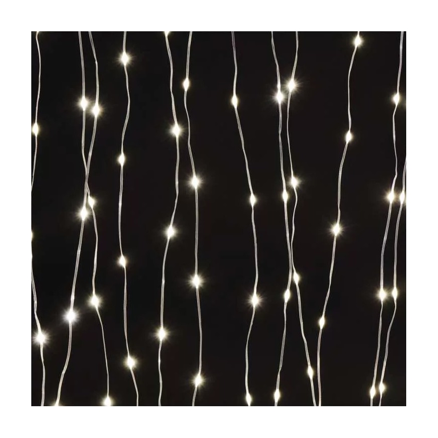 LED āra Ziemassvētku virtene 240xLED/8 funkcijas 6,7 m IP44 silti balta
