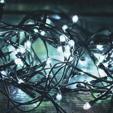 LED Āra Ziemassvētku virtene 500xLED/230V 8 gaismas režīmi 40 m IP44 auksti balta