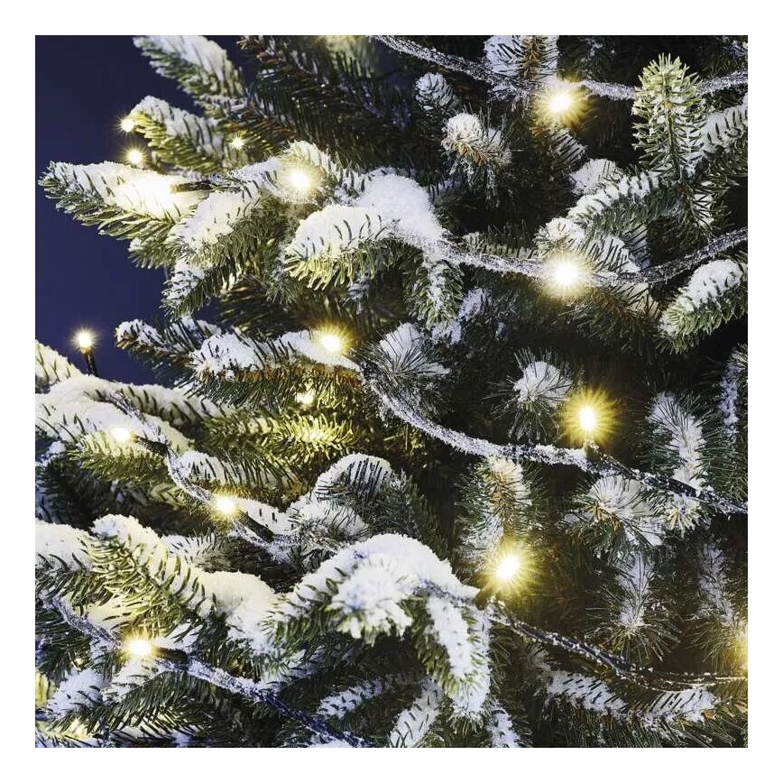LED āra Ziemassvētku virtene 50xLED/5m IP44 siltā balta