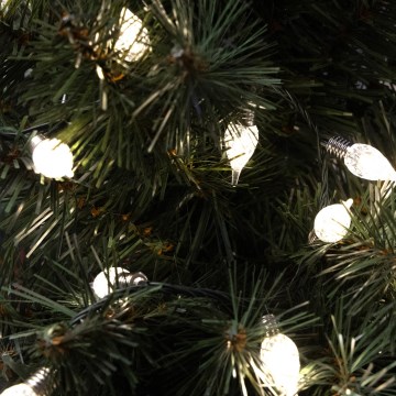 LED āra Ziemassvētku virtene LINE 200xLED 12,75 m IP44 siltā balta