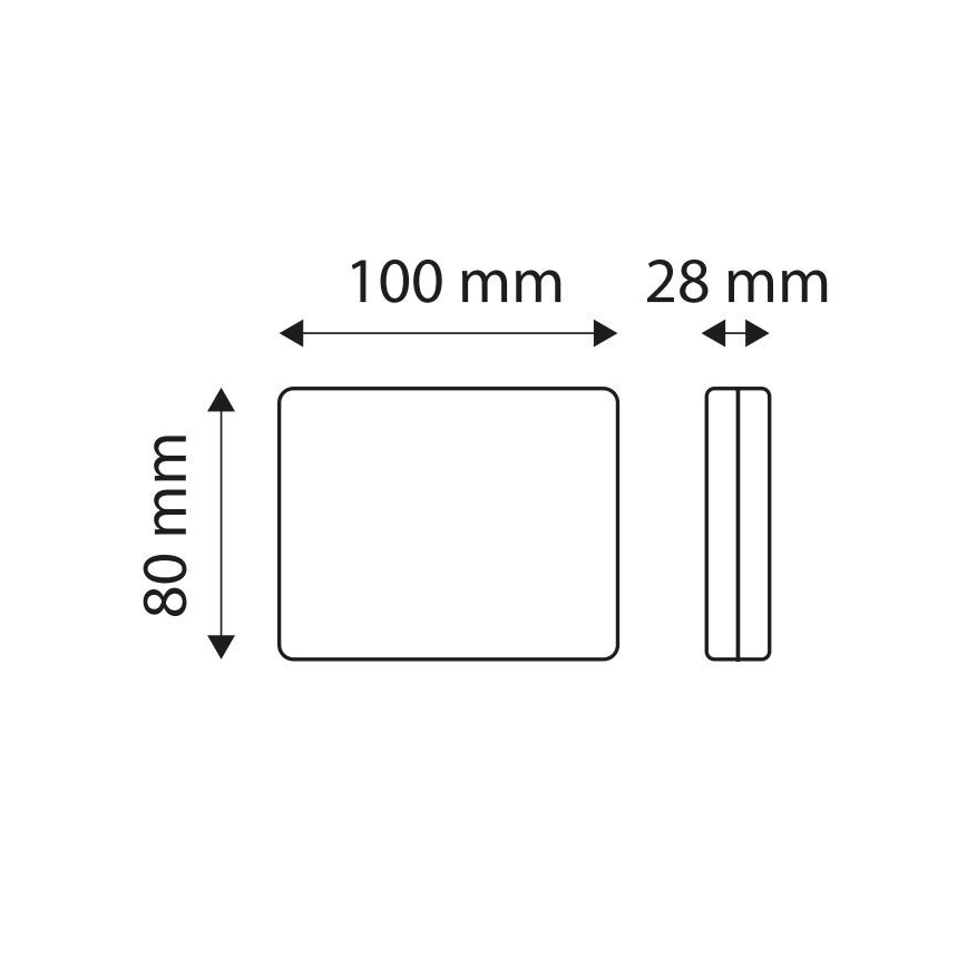 LED Atstarotājs SINGLE LED/1,9W/12V IP67 sarkans
