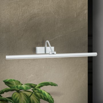 LED Attēla lampa PORTRAIT LED/12W/230V 60 cm matēts hroms