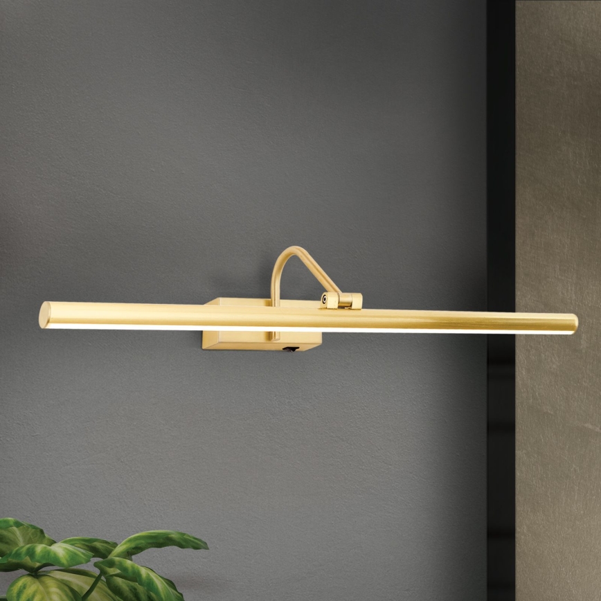 LED Attēla lampa PORTRAIT LED/12W/230V 60 cm zelta