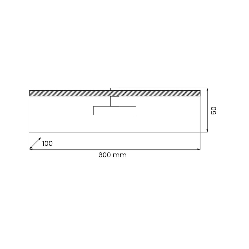LED Attēla lampa PRADO LED/11W/230V spīdīgi hromēts