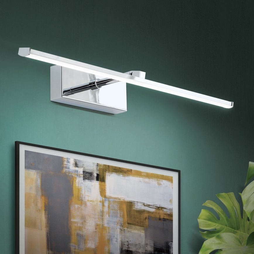 LED Attēla lampa PUBLIO LED/10W/230V 50 cm spīdīgi hromēts