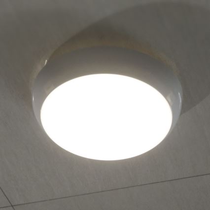 LED Avārijas gaismas griestu lampa ar sensoru LED/8W/16W/20W/230V IP65 3000/4000/6500K