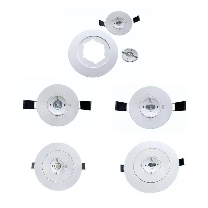 LED Avārijas gaismas iegremdējama lampa LED/2W/230V 6000K
