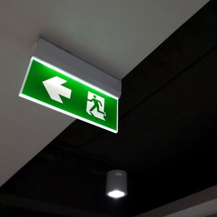 LED Avārijas gaismas lampa EMERGENCY EXIT LED/2,5W/230V 4in1 6000K