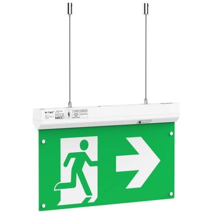 LED Avārijas gaismas lampa EMERGENCY EXIT LED/2,5W/230V 4in1 6000K