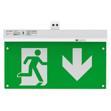 LED Avārijas gaismas lampa EMERGENCY EXIT LED/2,5W/230V 4in1 6000K