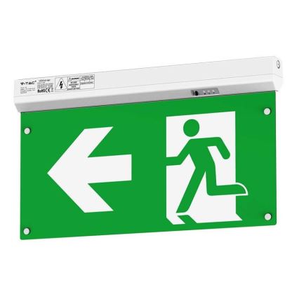 LED Avārijas gaismas lampa EMERGENCY EXIT LED/2,5W/230V 4in1 6000K