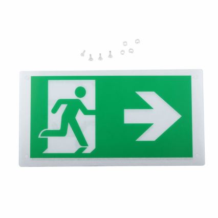 LED Avārijas gaismas lampa EMERGENCY EXIT SAMSUNG CHIP LED/2W/230V 6000K