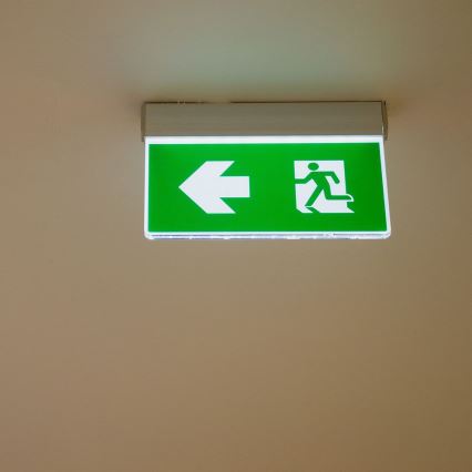 LED Avārijas gaismas lampa EMERGENCY EXIT SAMSUNG CHIP LED/2W/230V 6000K