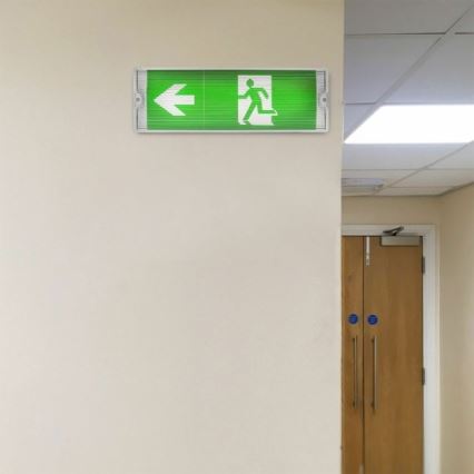 LED Avārijas gaismas lampa EMERGENCY EXIT LED/3W/230V 6400K IP65