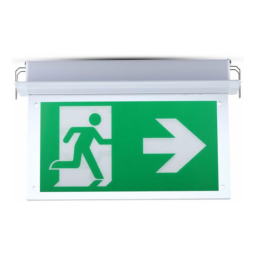 LED Avārijas gaismas lampa EMERGENCY EXIT SAMSUNG CHIP LED/2W/230V 6000K