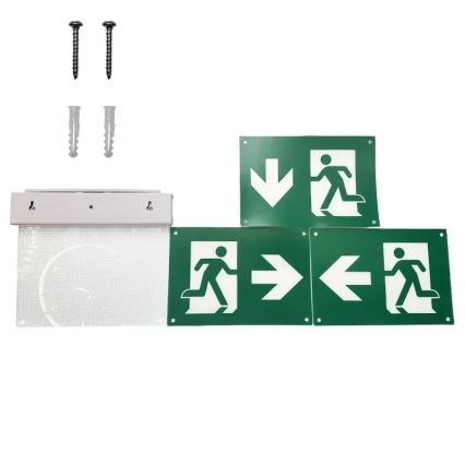 LED Avārijas gaismas lampa LED/2W/230V 6000K 300 mAh