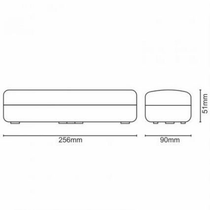 LED Avārijas gaismas lampa LED/3W/230V 6000K