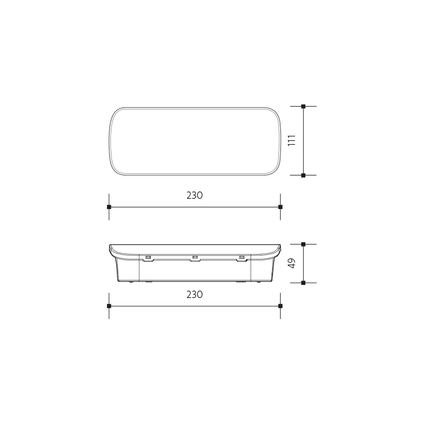 LED Avārijas gaismas lampa VIRGO EVO LED/1W/230V 6000K IP65