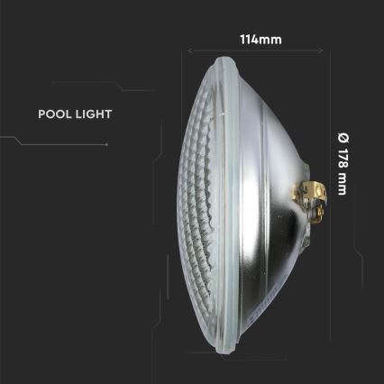LED Baseina spuldze LED/8W/12V IP68 3000K