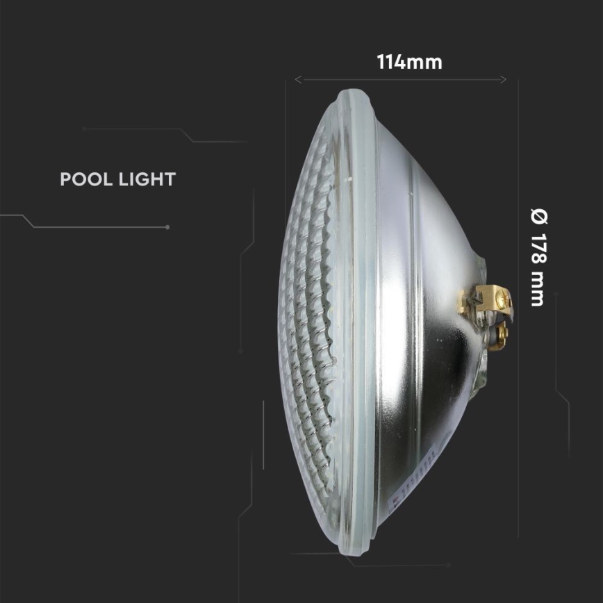 LED Baseina spuldze LED/8W/12V IP68 3000K