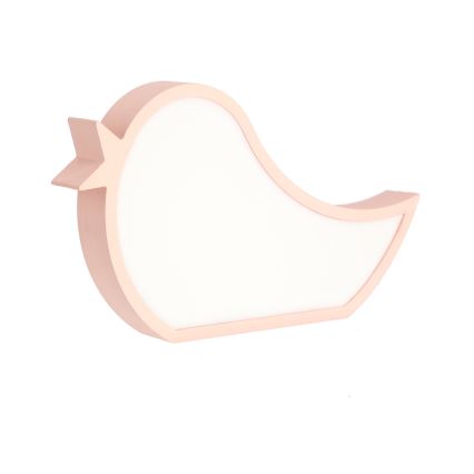 LED Bērnu galda lampa BIRD LED/12W/230V rozā