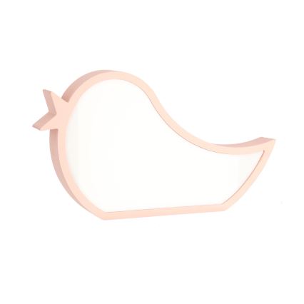 LED Bērnu galda lampa BIRD LED/12W/230V rozā