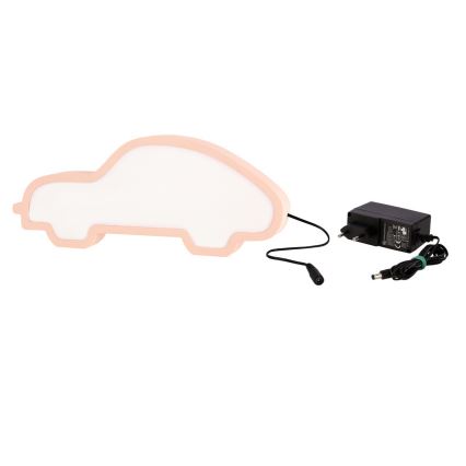 LED Bērnu galda lampa CAR LED/11W/230V rozā