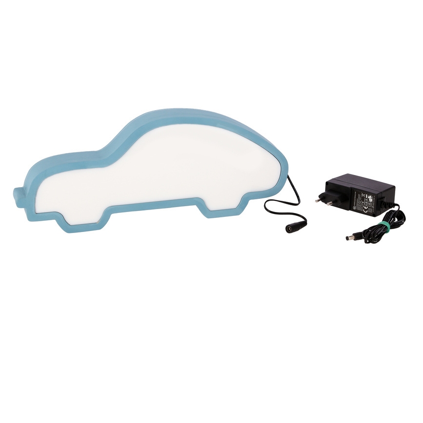 LED Bērnu galda lampa CAR LED/11W/230V zila