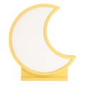 LED Bērnu galda lampa MOON LED/12W/230V dzeltena