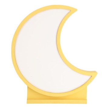 LED Bērnu galda lampa MOON LED/12W/230V dzeltena