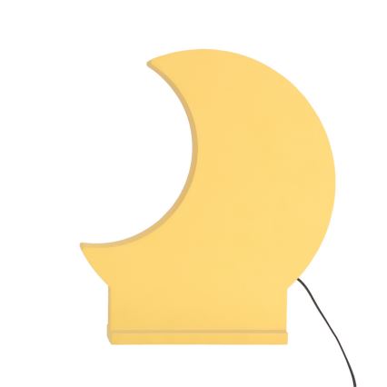 LED Bērnu galda lampa MOON LED/12W/230V dzeltena
