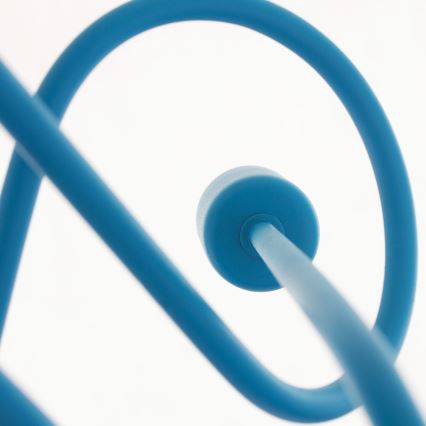 LED bērnu griestu lustrs OXFORD 3xE27/15W/230V, zils