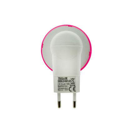 LED Bērnu nakts lampa ar krēslas sensoru LED/0,5W/230V sēne