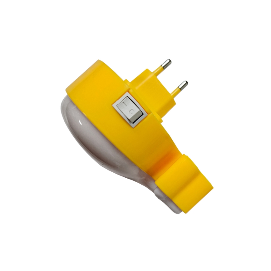 LED Bērnu nakts lampa LED/0,5W/230V valis
