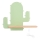 LED Bērnu sienas lampa ar plauktu CACTUS LED/4W/230V zaļa/koks