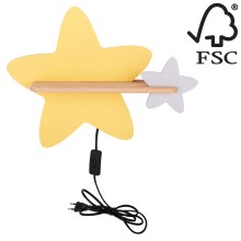 LED Bērnu sienas lampa ar plauktu STAR LED/5W/230V - FSC sertifikāts
