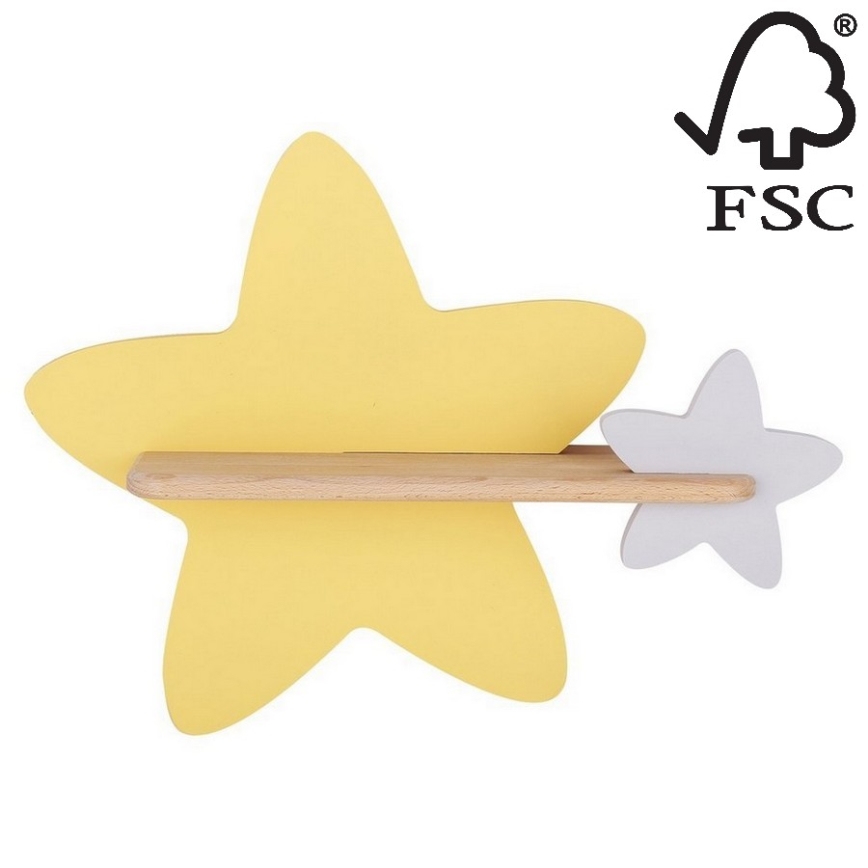 LED Bērnu sienas lampa ar plauktu STAR LED/5W/230V