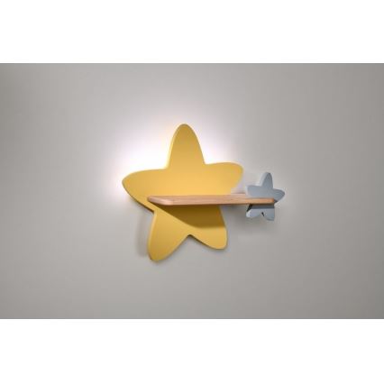 LED Bērnu sienas lampa ar plauktu STAR LED/5W/230V