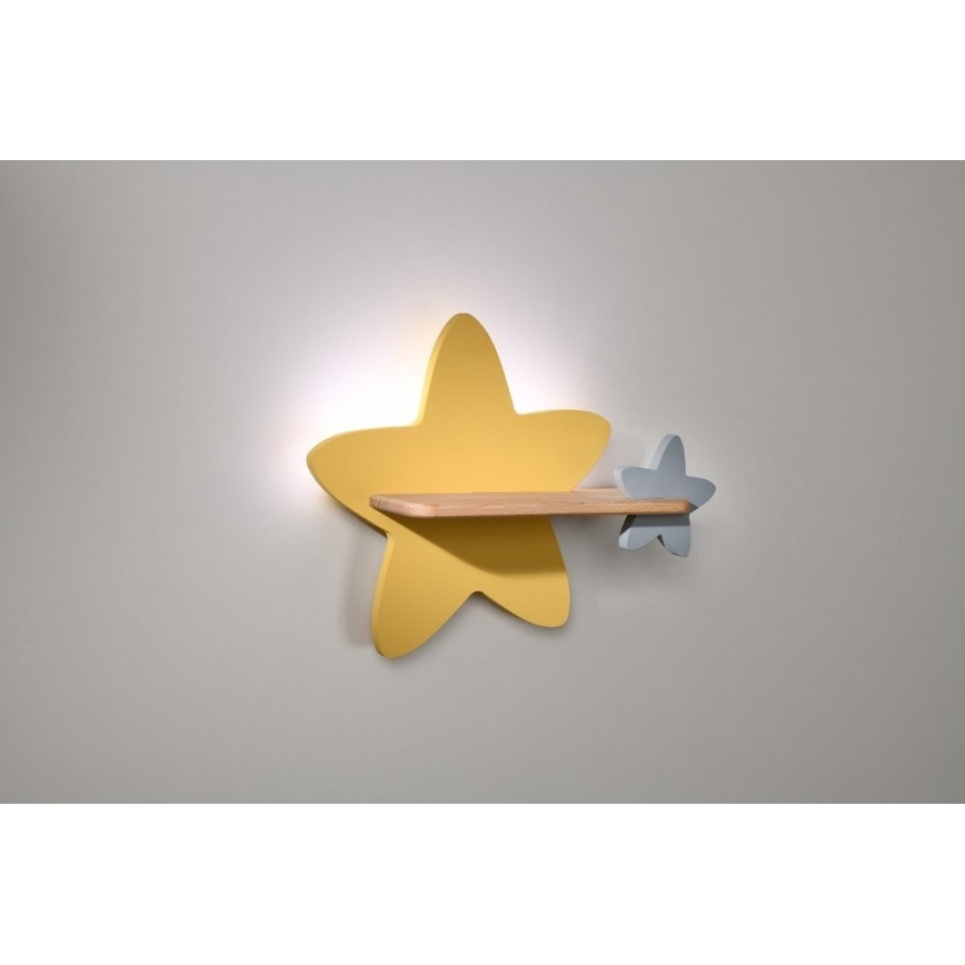 LED Bērnu sienas lampa ar plauktu STAR LED/5W/230V