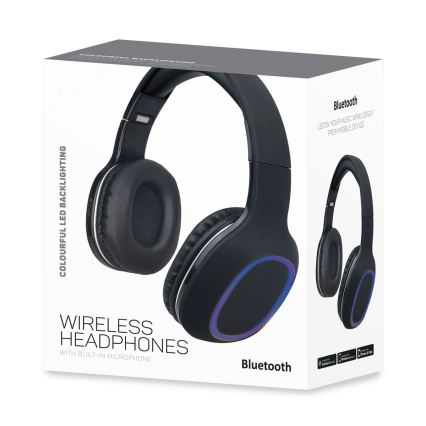 LED Bezvadu austiņas ar Bluetooth 400 mAh