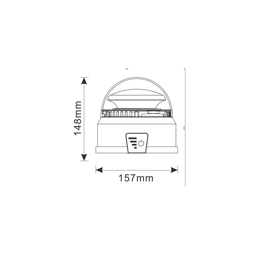 LED Brīdinājuma bāka LED/12-24V IP65